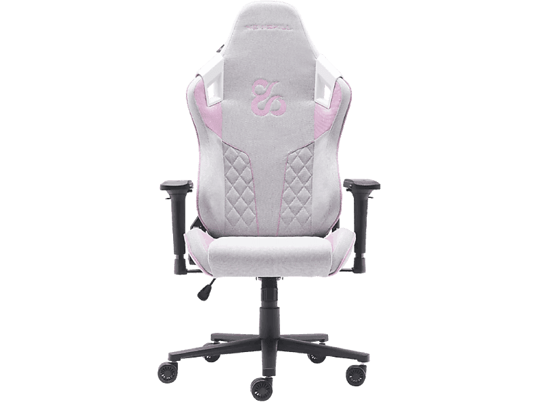 Silla gaming - Newskill Takamikura V2, Reposabrazos 4D, Tela Transpirable, Cojines Lumbar y Cervical, Reclinable en 180º, Hasta 136 kg, Rosa