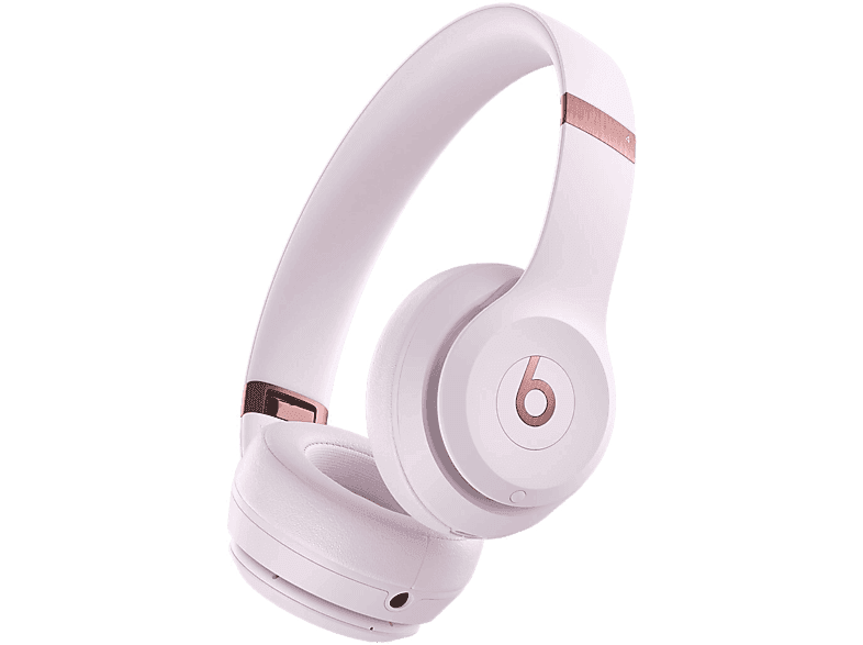 Auriculares inalámbricos - Beats Solo 4, Supraaurales, Bluetooth, 50h Autonomía, iOS y Android, Rosa nube