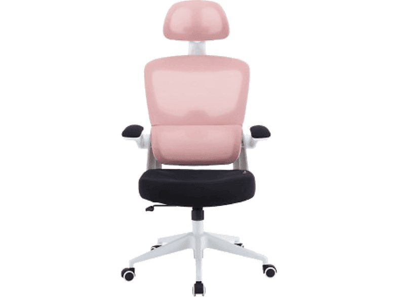 Silla gaming - Woxter Ergo GM26-107, 2D (Reposabrazos Abatibles, se mueven arriba y abajo), Carga máxima 120 kg, Rosa