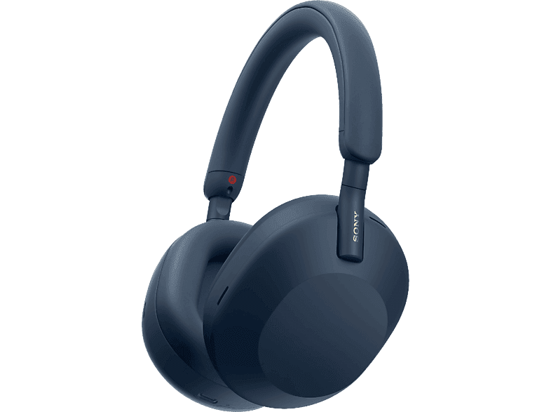 Auriculares inalámbricos - Sony WH1000XM5L, Cancelación ruido (Noise Cancelling), 30h, Hi-Res, Carga Rápida, Con Asistente, Bluetooth, Diadema, Azul