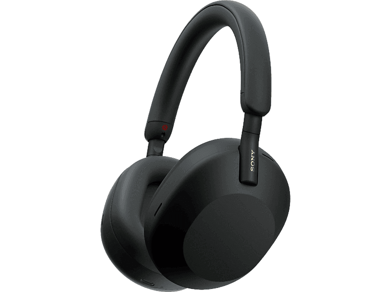 Auriculares inalámbricos - Sony WH-1000XM5B, Estuche rígido, Cancelación ruido, 30h, Hi-Res, Carga Rápida, Llamada Nítida, Bluetooth, Diadema, Negro