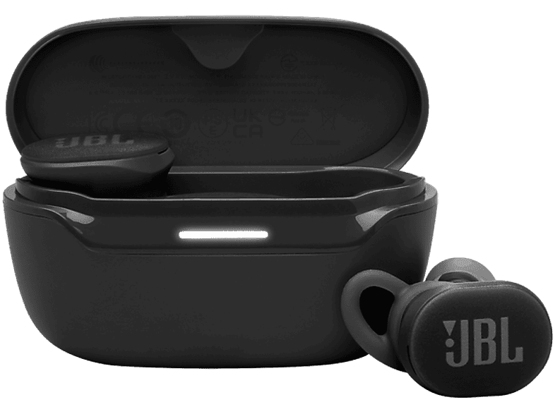Auriculares deportivos - JBL Endurance Race 2, Intraurales, Bluetooth, Cancelación de Ruido, 48h Autonomía, Negro