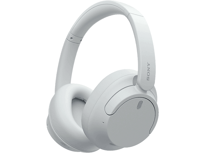 Auriculares inalámbricos - Sony WH-CH720NW, Cancelación ruido (Noise Cancelling), 35h, Carga Rápida, Con Asistente, Bluetooth, De Diadema, ANC, Blanco