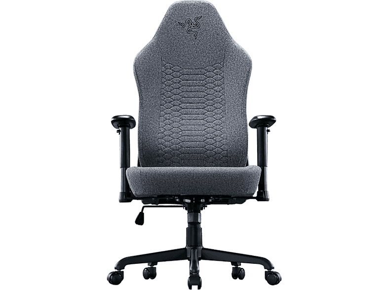 Silla gaming - Razer Razer Iskur V2 X, 2D (regulable en altura y anchura), Carga máxima 136 kg, Reclinable 152°, Soporte lumbar integrado, Gris Claro