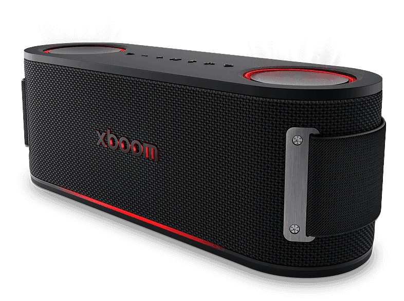 Altavoz inalámbrico - LG XBOOM Bounce, 40 W, Bluetooth, Autonomía 30h, Resistencia agua IP67, Conexión Auracast, Negro