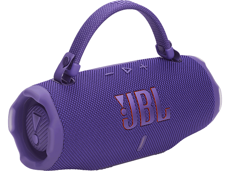 Altavoz bluetooth - JBL Charge 6, 45 W, Bluetooth, Hasta 24 horas + 4 horas con Playtime Boost, Resistente a golpes, agua y polvo, Morado