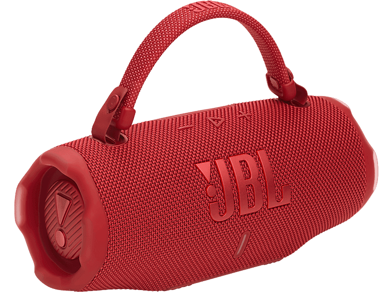 Altavoz bluetooth - JBL Charge 6, 45 W, Bluetooth, Hasta 24 horas + 4 horas con Playtime Boost, Resistente a golpes, agua y polvo, Rojo