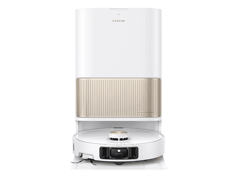 Robot friegasuelos - Dreame L40s Pro Ultra, 600W, 19.000 Pa, RGB con IA + Luz estructurada 3D con láser doble, 5200 mAh, Blanco