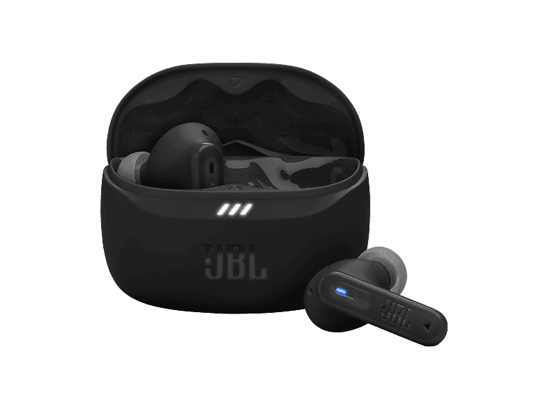 Auriculares True Wireless - JBL Tune 255NC, 48h Autonomía, Cancelación de Ruido, Pure Bass con sonido Spatial, 6 Micrófonos, IP54, Negro