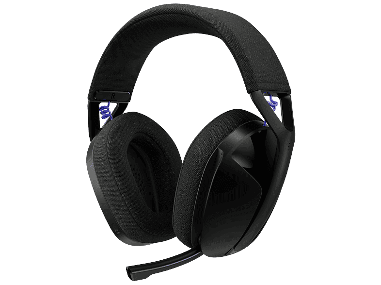 Auriculares gaming - Logitech G G321, Lightspeed-Bluetooth, Micrófono 16 kHz con varilla abatible, 20hs batería, PC, PS4-PS5, Nintendo Switch, Negro