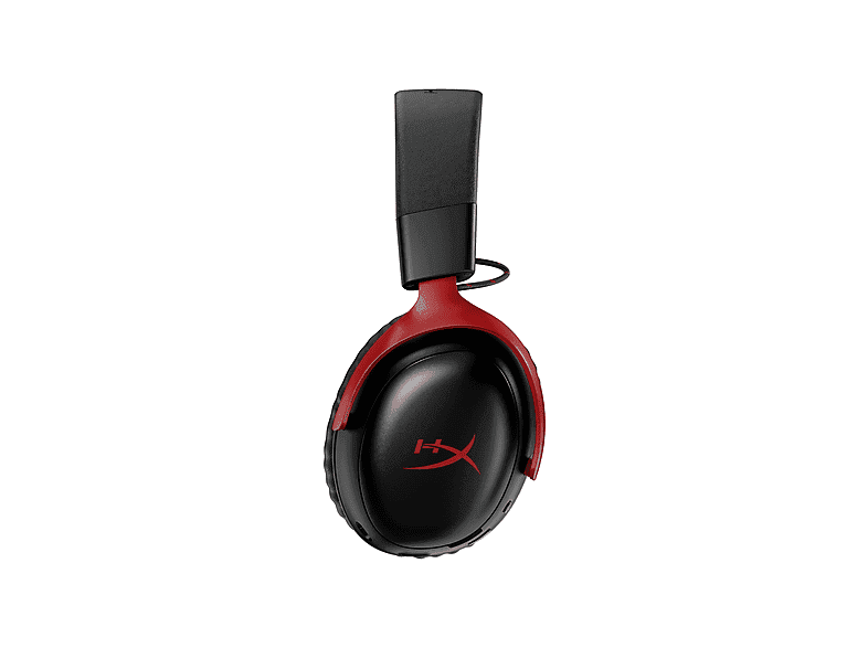 Auriculares gaming - HyperX Cloud III S, Audio espacial DTS®, Micrófono extraíble, Compatible PC, PS5, PS4, Nintendo Switch, Mac y móviles, Negro-Rojo