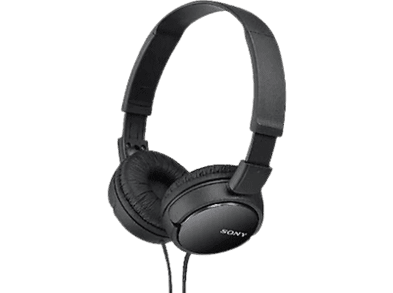 Auriculares - Sony MDR-ZX110, Con cable, 12 Hz- 22kHz, 98 dB, De diadema, Supra-aural, Negro