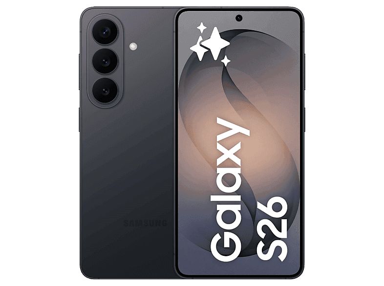 Samsung Galaxy S26, Negro, 256 GB, 12 GB RAM , 6.3" FHD+, Exynos 2600, 4300 mAh, Android 16
