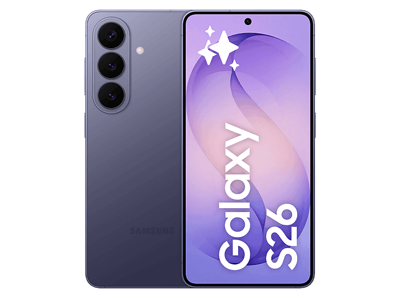 Samsung Galaxy S26, Violeta, 256 GB, 12 GB RAM , 6.3" FHD+, Exynos 2600, 4300 mAh, Android 16