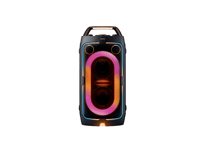 Altavoz de gran potencia - Samsung MX-ST40F/ZF, 160W, Con batería, Autonomía 12h, Portátil para fiestas, Asa de transporte y ruedas, Bluetooth