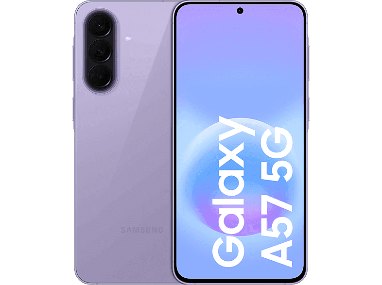 Samsung Galaxy A57, Violeta, 256 GB, 8 GB RAM, 6.7" FHD+, Exynos 1680, 5000 mAh, Android 16