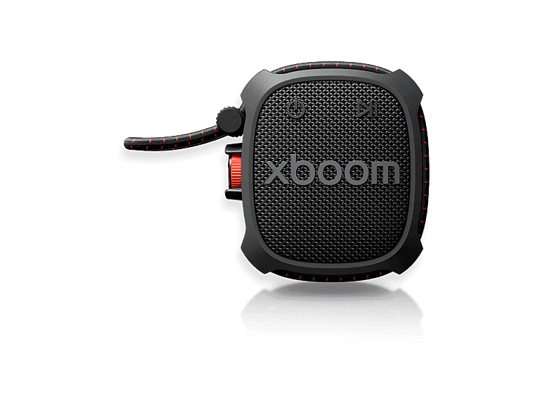 Altavoz inalámbrico - LG XBOOM ROCK , 6 W, Bluetooth, Autonomía 10h, Resistencia agua IP67, Conexión Auracast, Negro
