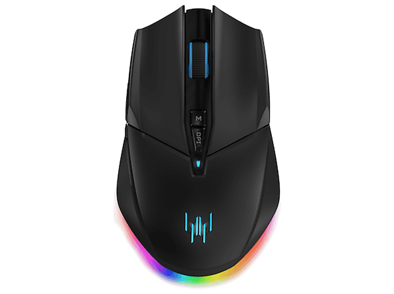 Ratón gaming - Acer Predator Cestus 535, Con cable, 2,4 GHz y Bluetooth, 30.000 DPI, Ambidiestro, Negro