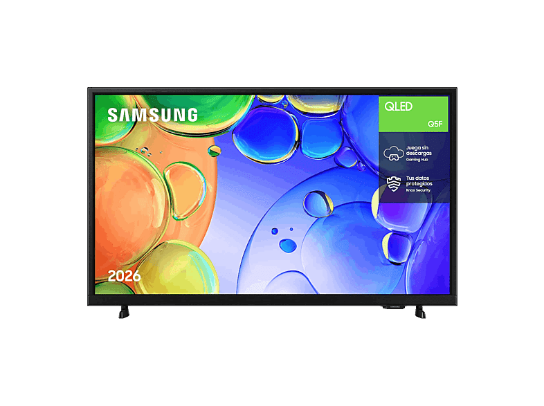 TV QLED 32" - Samsung TQ32Q5FAAUXSP, Full HD, Hyper Real, Smart TV, Negro