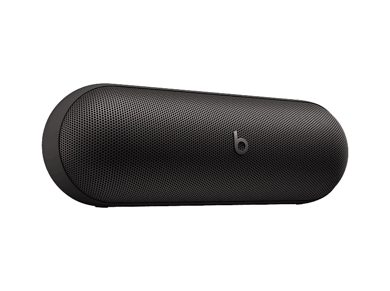 Apple Beats Pill, Altavoz Bluetooth inalámbrico, Cargador portátil USB-C, Hasta 24 horas de batería, IP67, Apple y Android, micrófono, Negro mate