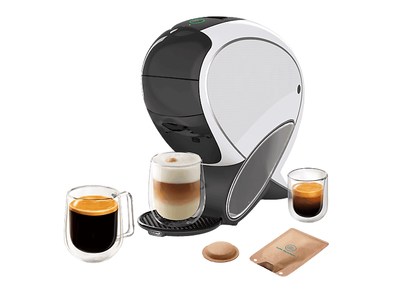 Cafetera de cápsulas - De' Longhi Nescafé® Dolce Gusto® Neo Latte 300.WA, 15 bar, 1.3 l, 1600 W, Cápsulas compostables, Blanco
