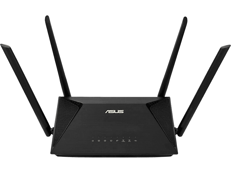 Router - ASUS RT-AX53U AX1800, Doble Banda, Seguridad sin Suscripción, VPN, AiMesh, MIMO, WiFi 6, Negro