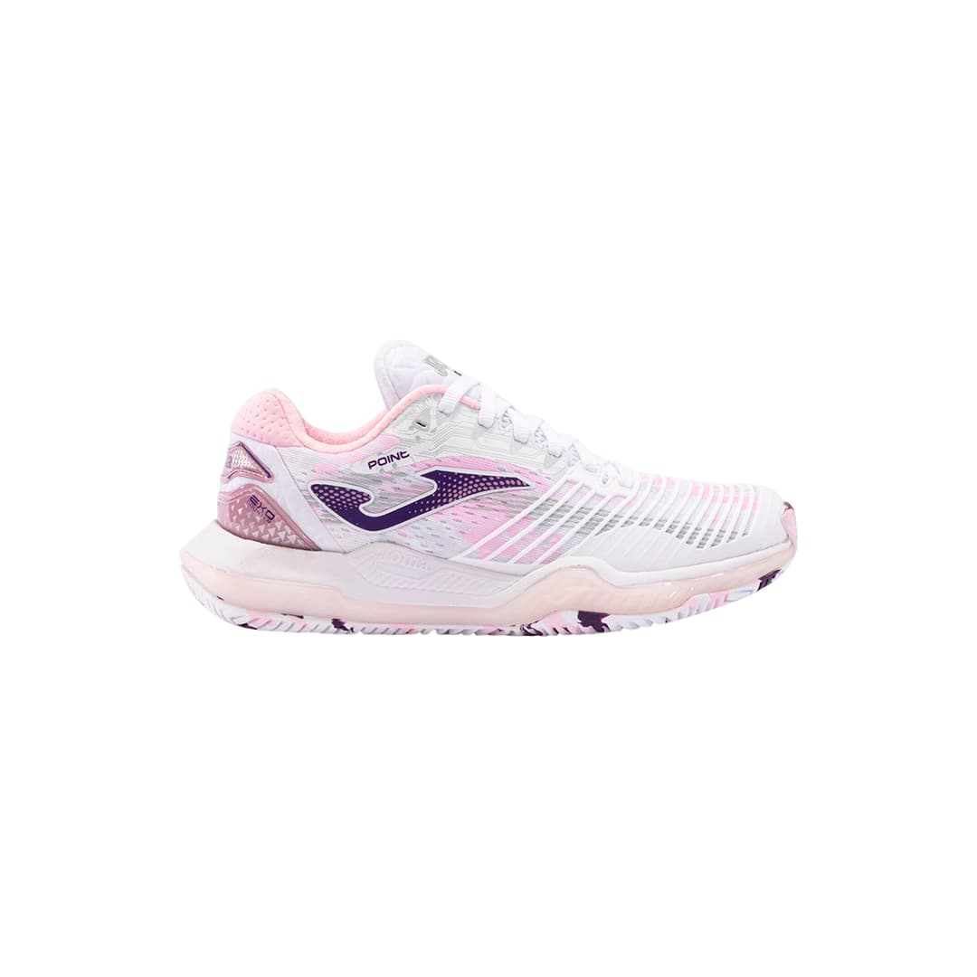 Zapatilla de pádel Joma Point Lady 2402 Blanco Rosa