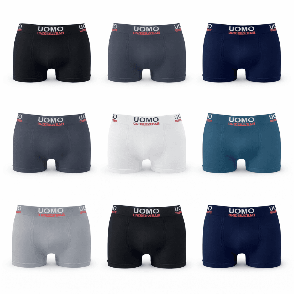 SKYNED Calzoncillos Bóxer Hombre Sin Costuras de Microfibra – Pack 9/12/24, Boxers Seamless Transpirables Efecto Segunda Piel, Tallas M-XXL