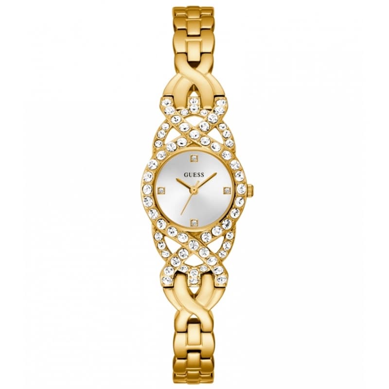 Guess Adorn Gw0682l2 Reloj De Pulsera Analógico Para Mujer Color Dorado