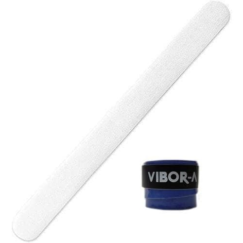 ZRZ Pack Pala de Padel TRANSPARENTE Rugoso + Overgrip VIBOR-A Colores - Protección Perfecta - Fácil de Colocar