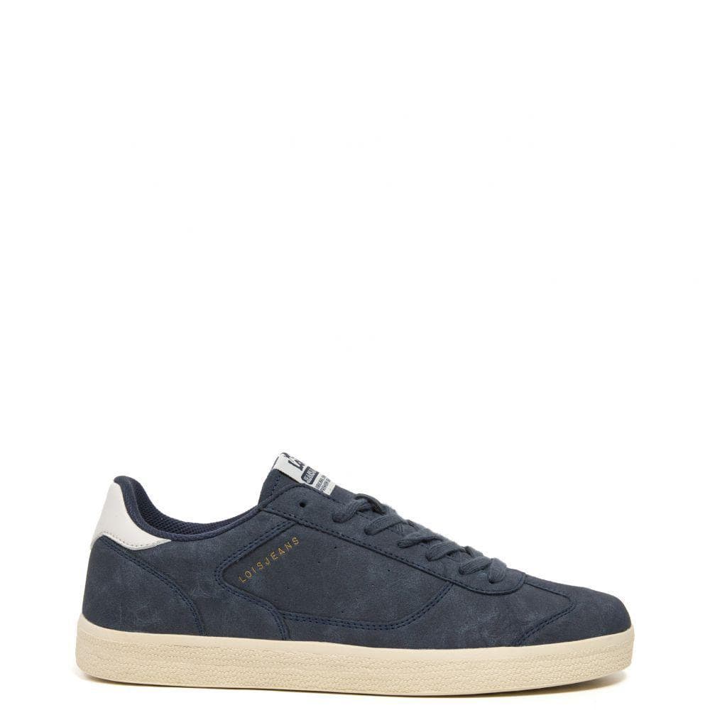 Lois 64488 Zapatillas para hombre azul marino en sintético con cordones 64488-107