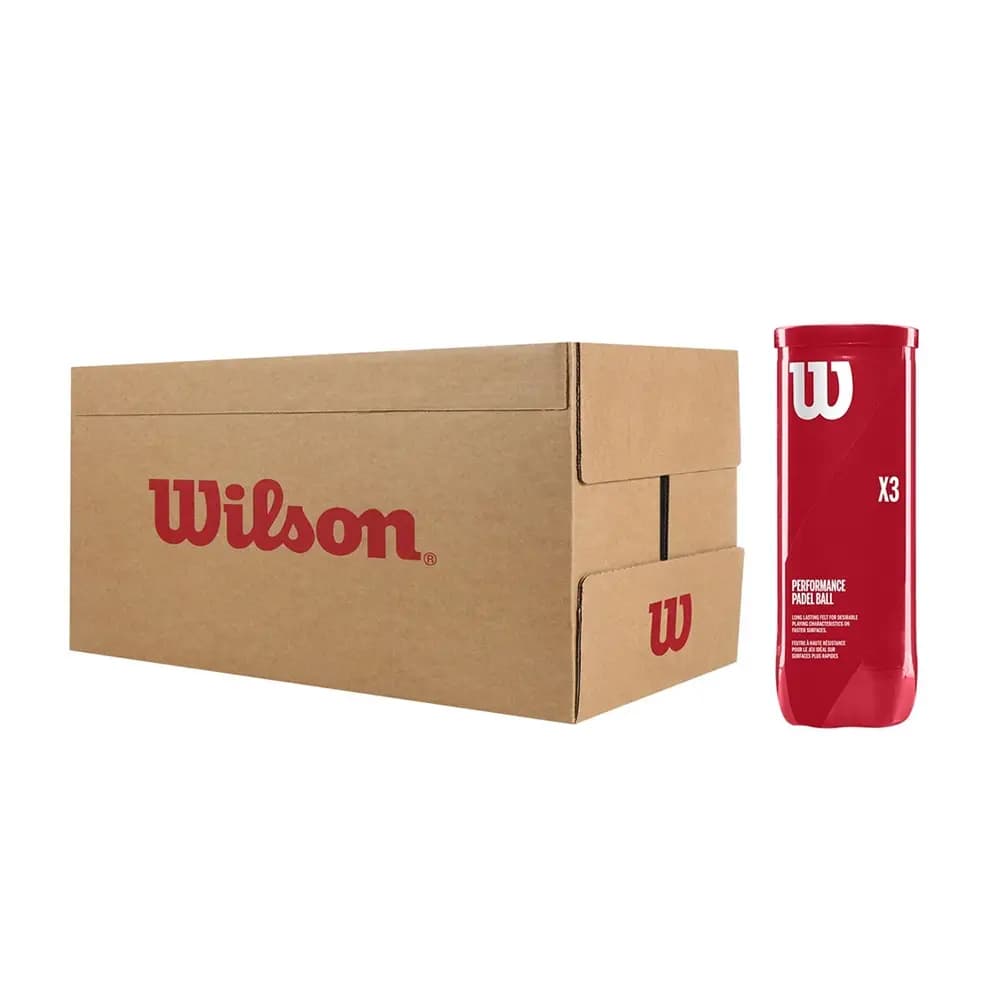 Pelotas Wilson X3 – Bote de 3 Pelotas Premium | Máxima Durabilidad y Resistencia | Packs y Cajones para Juego Profesional