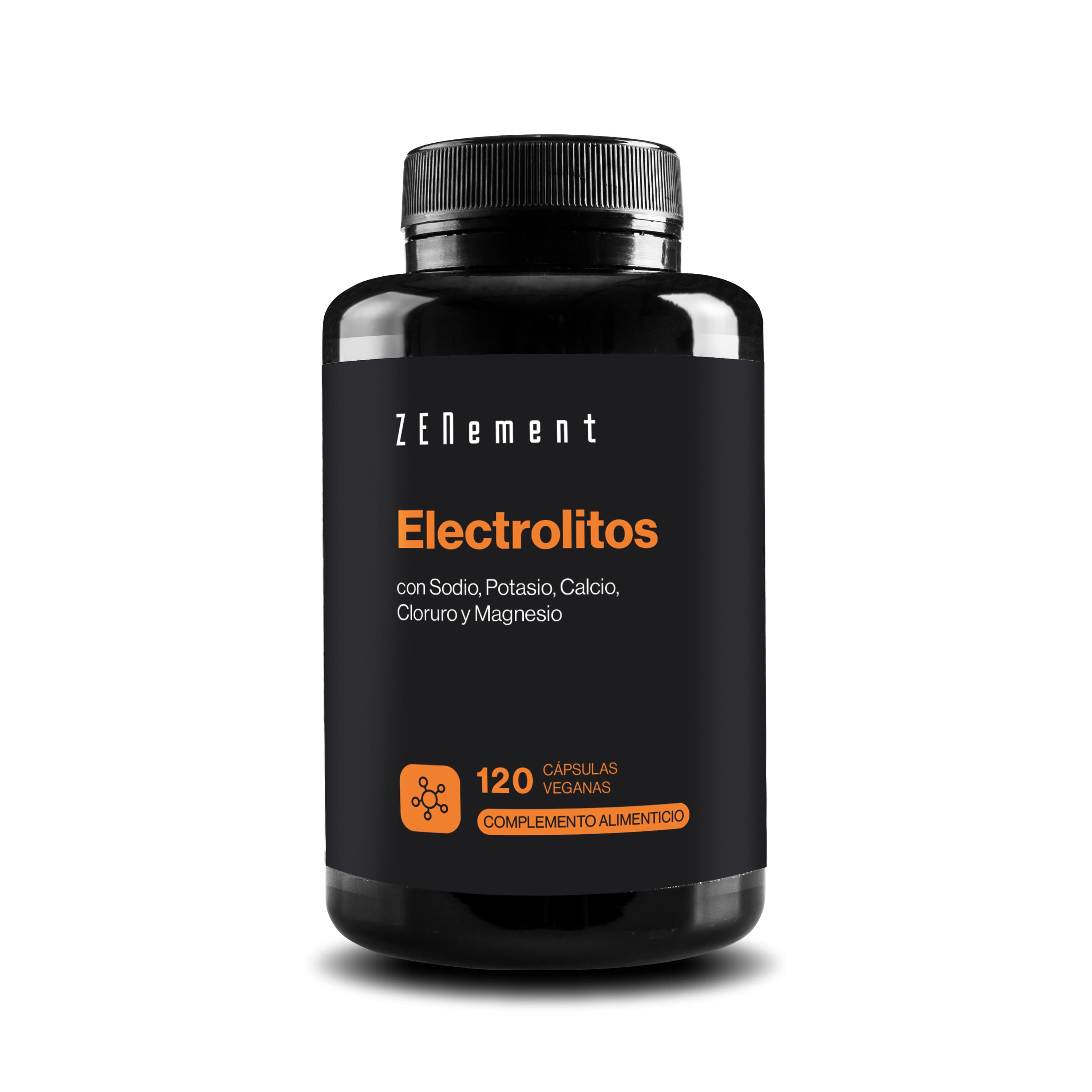 Electrolitos con Sodio, Potasio, Calcio, Cloruro y Magnesio - 120 Cápsulas Zenement
