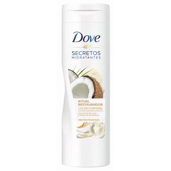DOVE Loción Corporal Aceite de Coco 400 ml Loción Hidratante para todo tipo de pieles