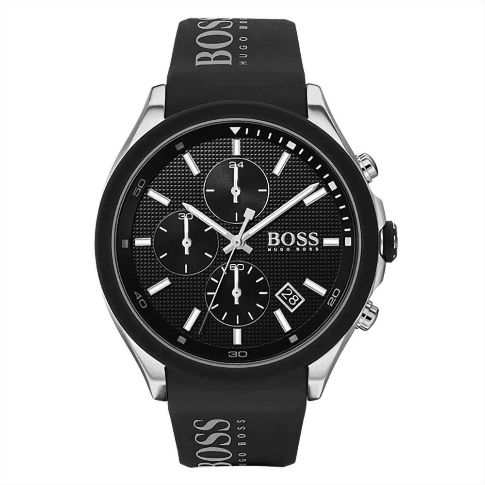 Reloj de Hombre HUGO BOSS 1513716, Esfera Negro de 44 MM + Caja de Regalo Elegante