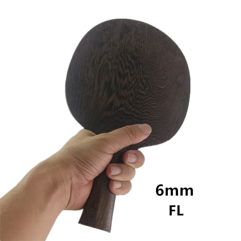 Raqueta De Ping Pong Ataca Rápida Y Ofensiva De Madera Sólida Wenge Single Ply 6/7/8mm Accesorio DIY Para Entrenamiento