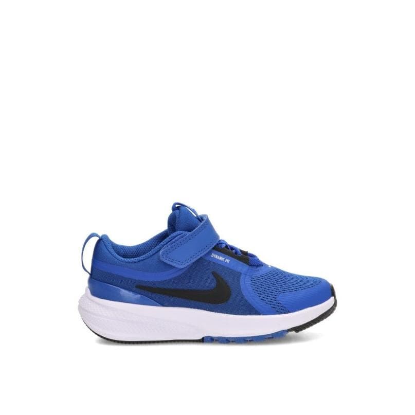 Zapatillas Running Nike - Niño - Suela Plana - Modelo Hf7005 - Color Azul
