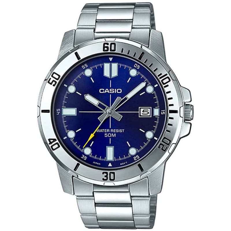 Casio Mtp-vd01d-2e Reloj Para Para Hombre Color Azul