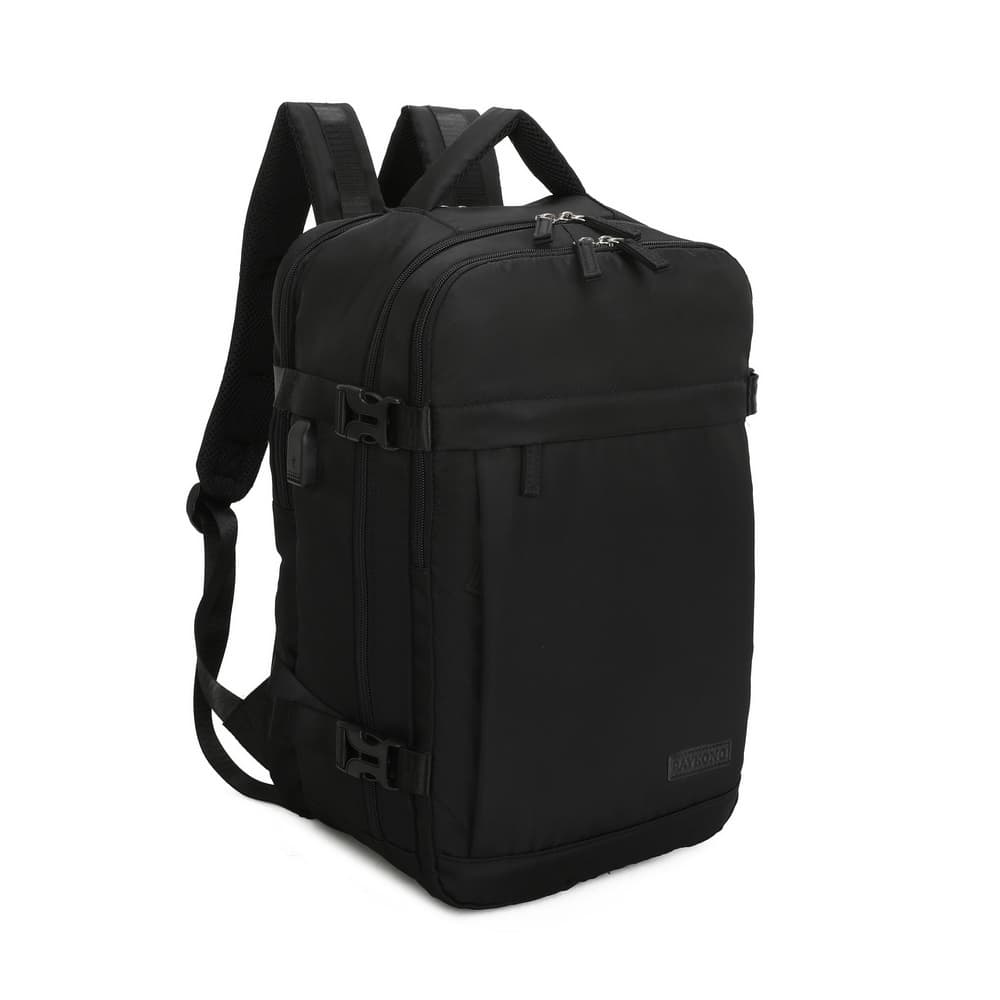 Mochila Cabina Ryanair 40x20x25cm (20L) Mochila Viaje Avion Impermeable Compatible con Computadora Portátil 14 Pulgadas con Puerto de carga USB Equipaje de mano Alta Resistencia Mochila Para MultiusoNegro/AzulMarino/Khaki/Morado/Rosa