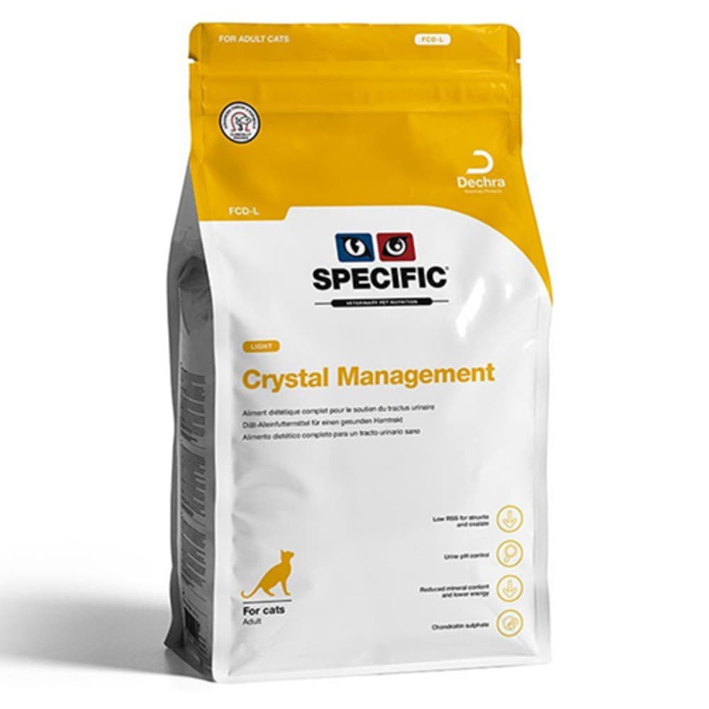 SPECIFIC Pienso para Gatos CRYSTAL MANAGEMENT LIGHT FCD-L, 2 kg