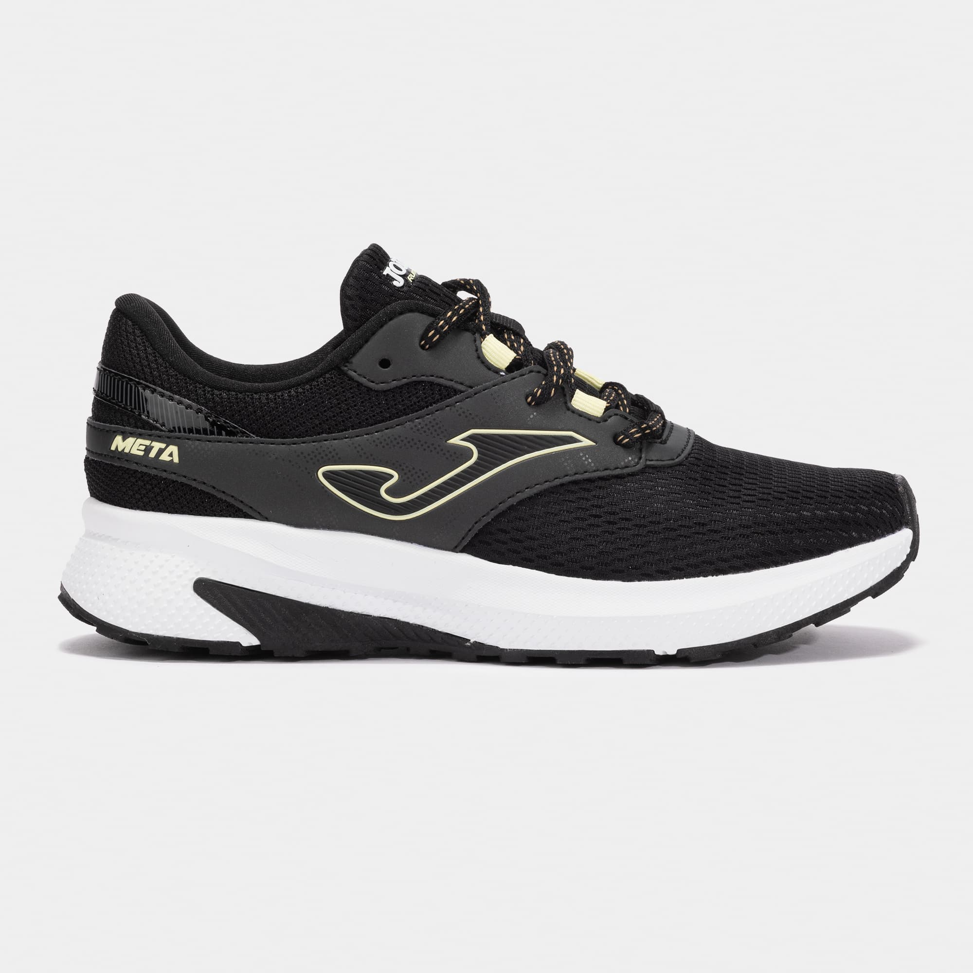 Zapatilla Running Mujer Joma Meta 2501 Negro Transpirable
