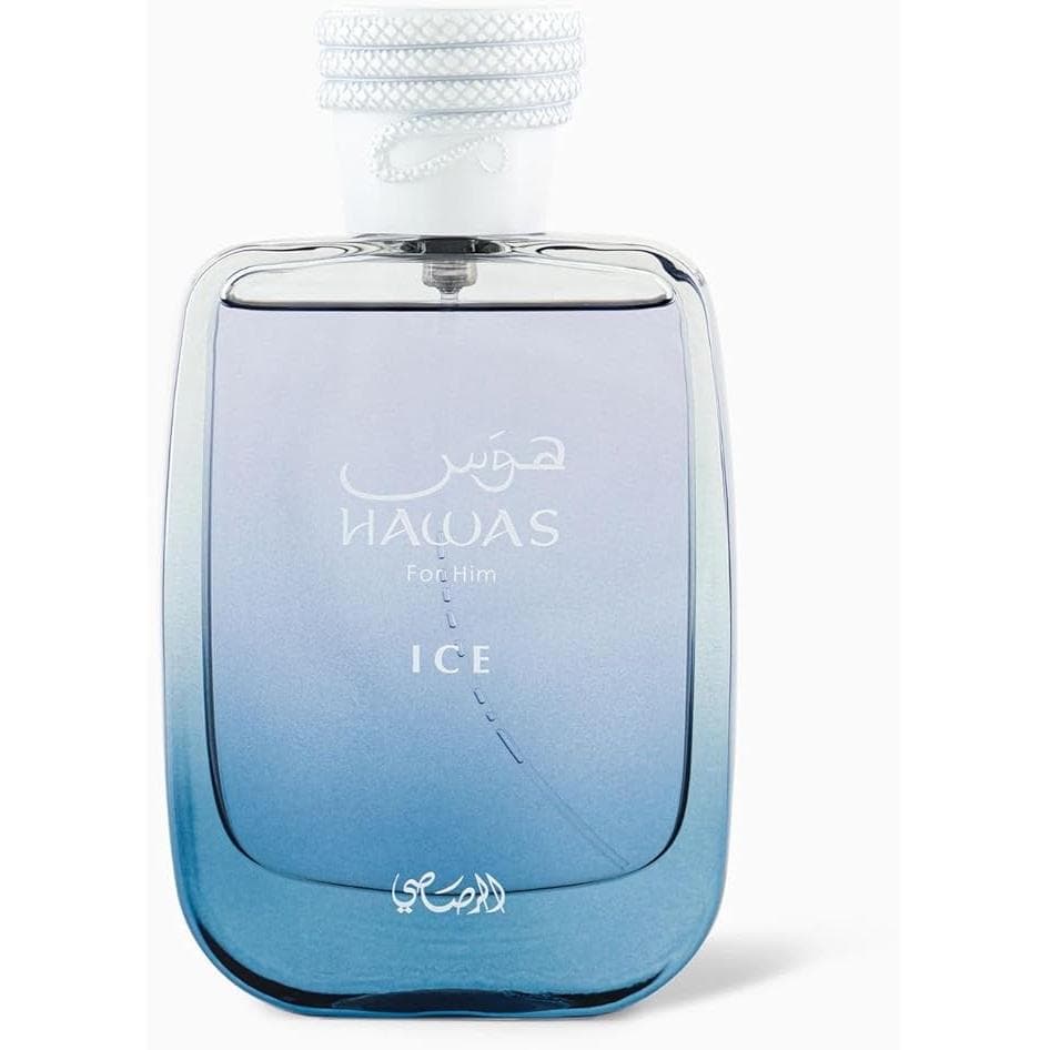 RASASI Hawas Ice Eau De Parfum Spray para hombre, 3.4 onzas