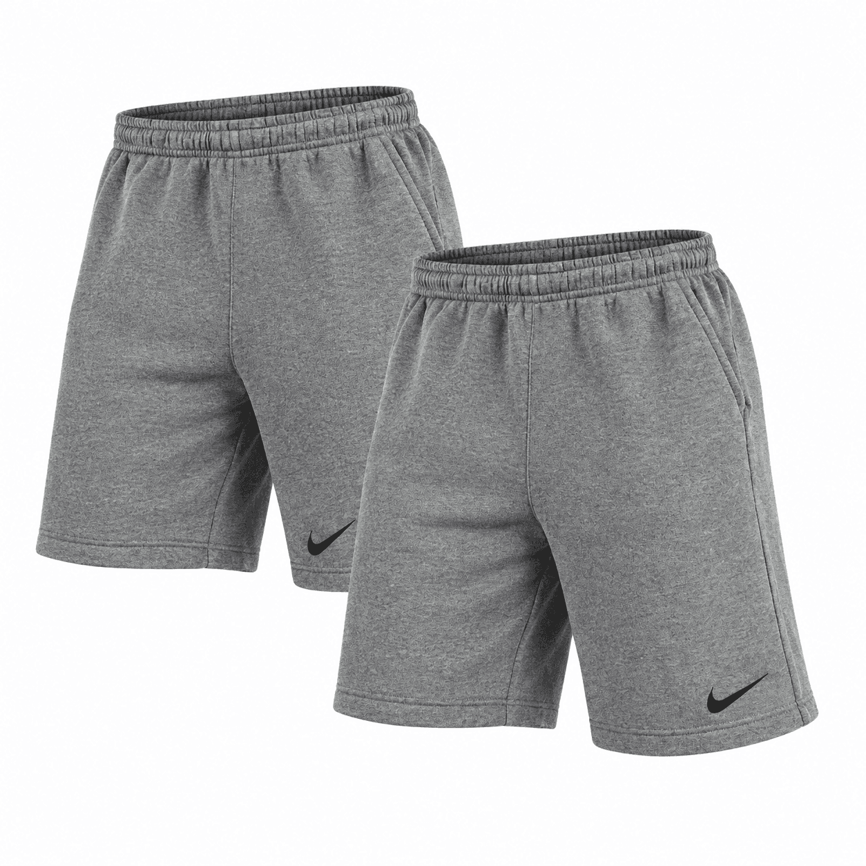 Pack de 2 pantalones deportivos cortos Nike Park 20 para hombre, color gris