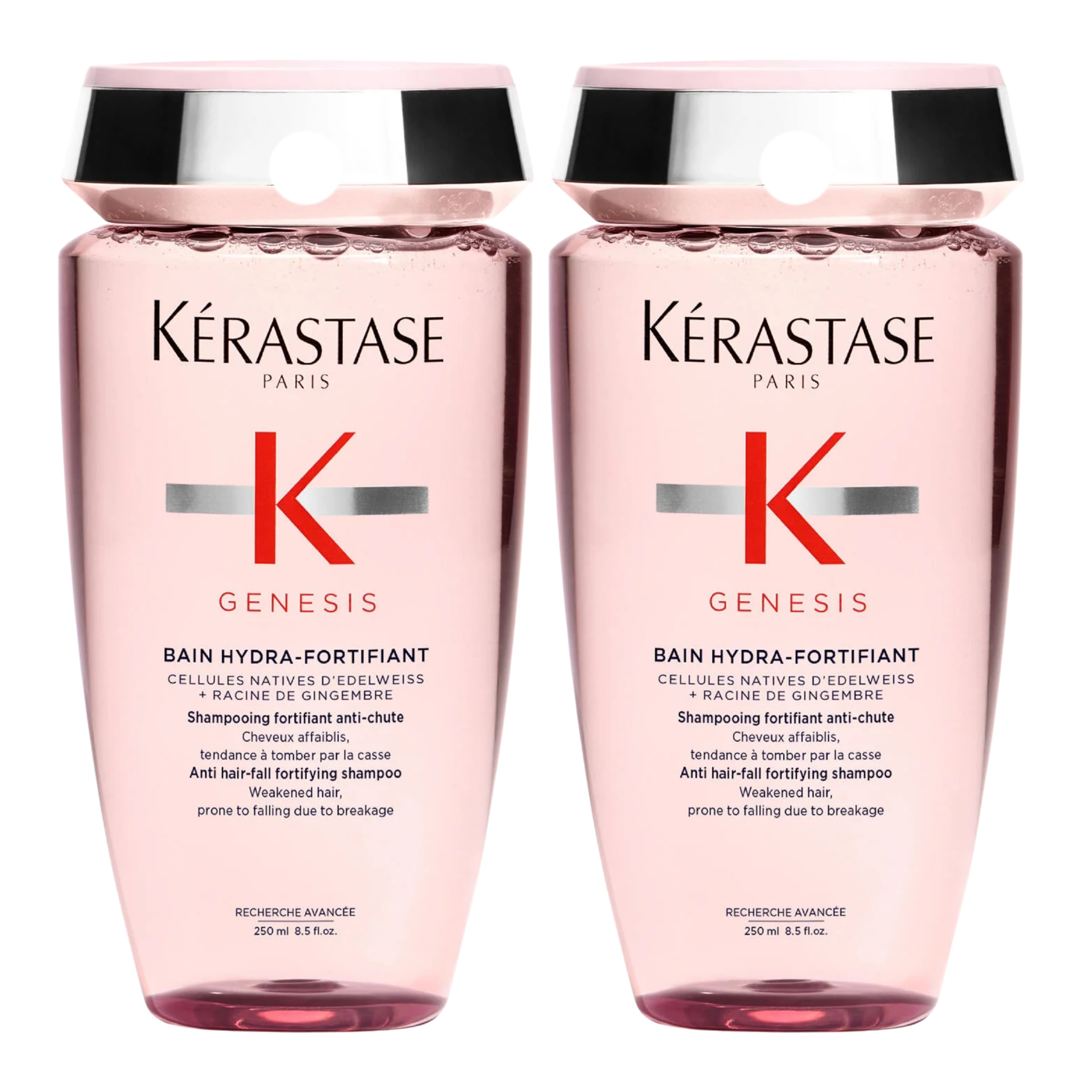 Pack Kérastase Genesis Bain Hydra-Fortifiant Champú x2 – Cabello Debilitado y Anticaída