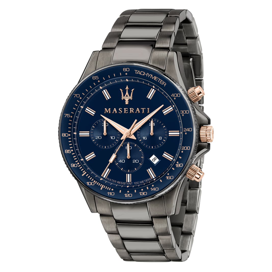 Maserati Reloj hombre R8873640001, con calendario, Incluye Caja Original, Diámetro: 44MM
