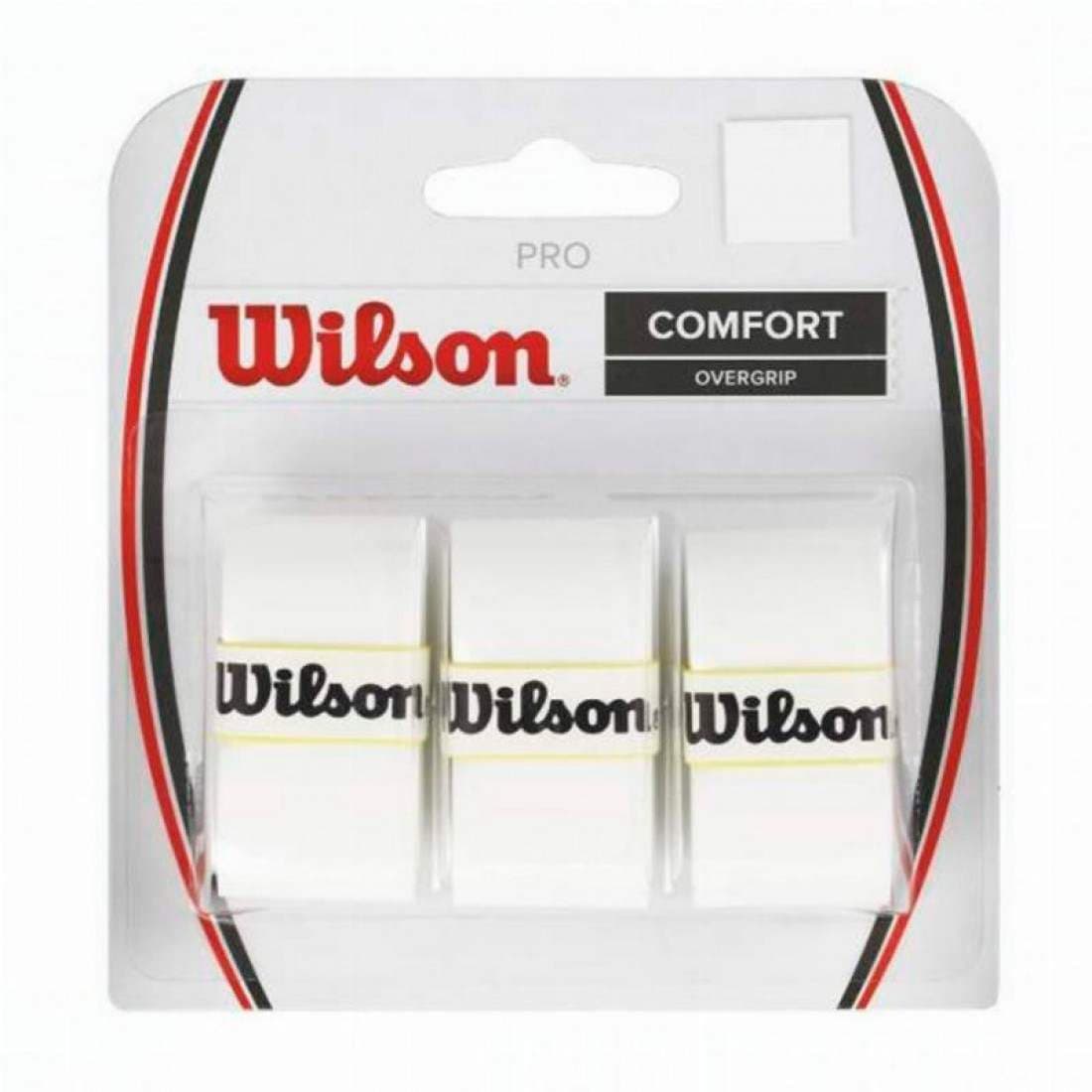 Overgrip WILSON PRO LISO, el CONFORT, los de toda la vida, con un tacto incomparable y utilizado por la mayoría de los jugadores de circuito.