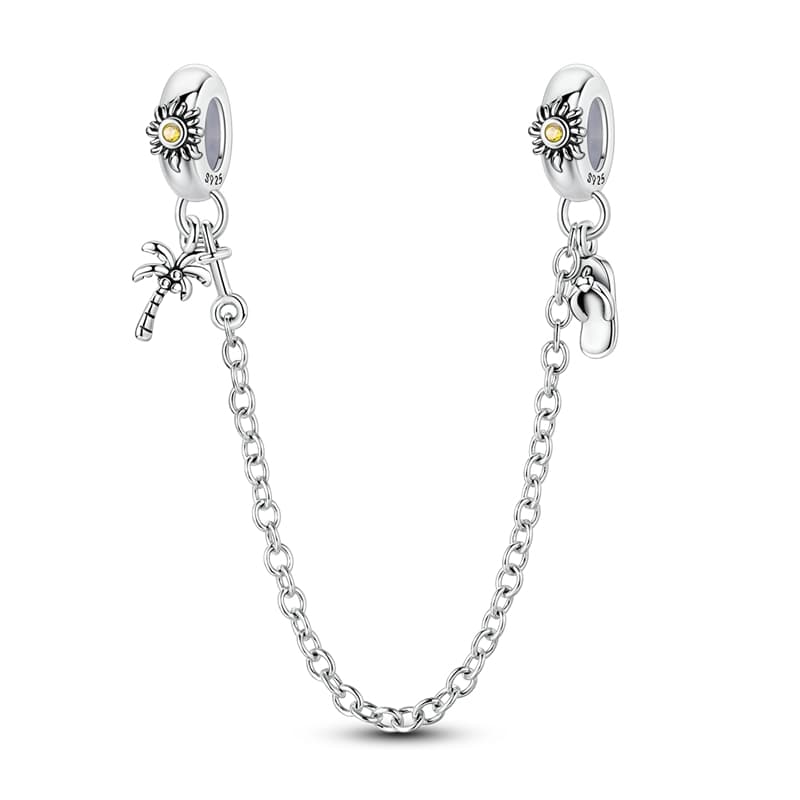 Colgante De Cadena De Seguridad Para Viaje Abeja En Plata De Ley 925 Para Pulseras Y Collares Originales Joyería Para Mujeres DIY Regalo