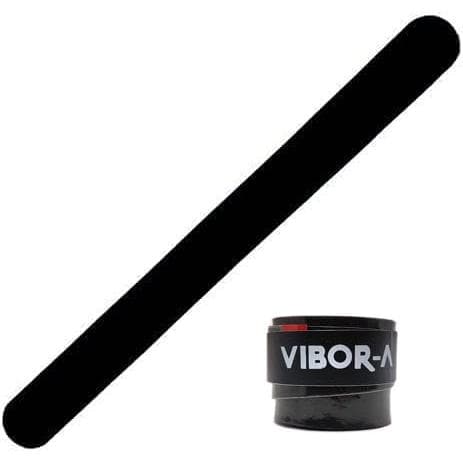 ZRZ Pack Pala de Padel NEGRO Rugoso + Overgrip VIBOR-A Colores
