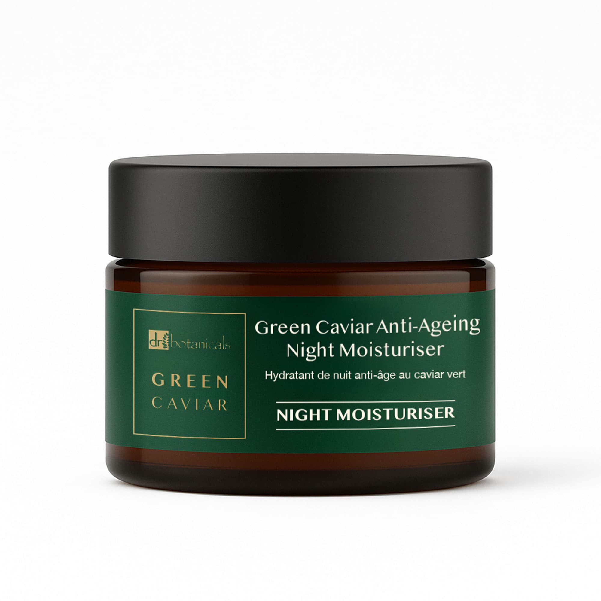 Dr. Botanicals Crema de Noche de Caviar Verde y Argán Antioxidante para una Hidratación Intensa