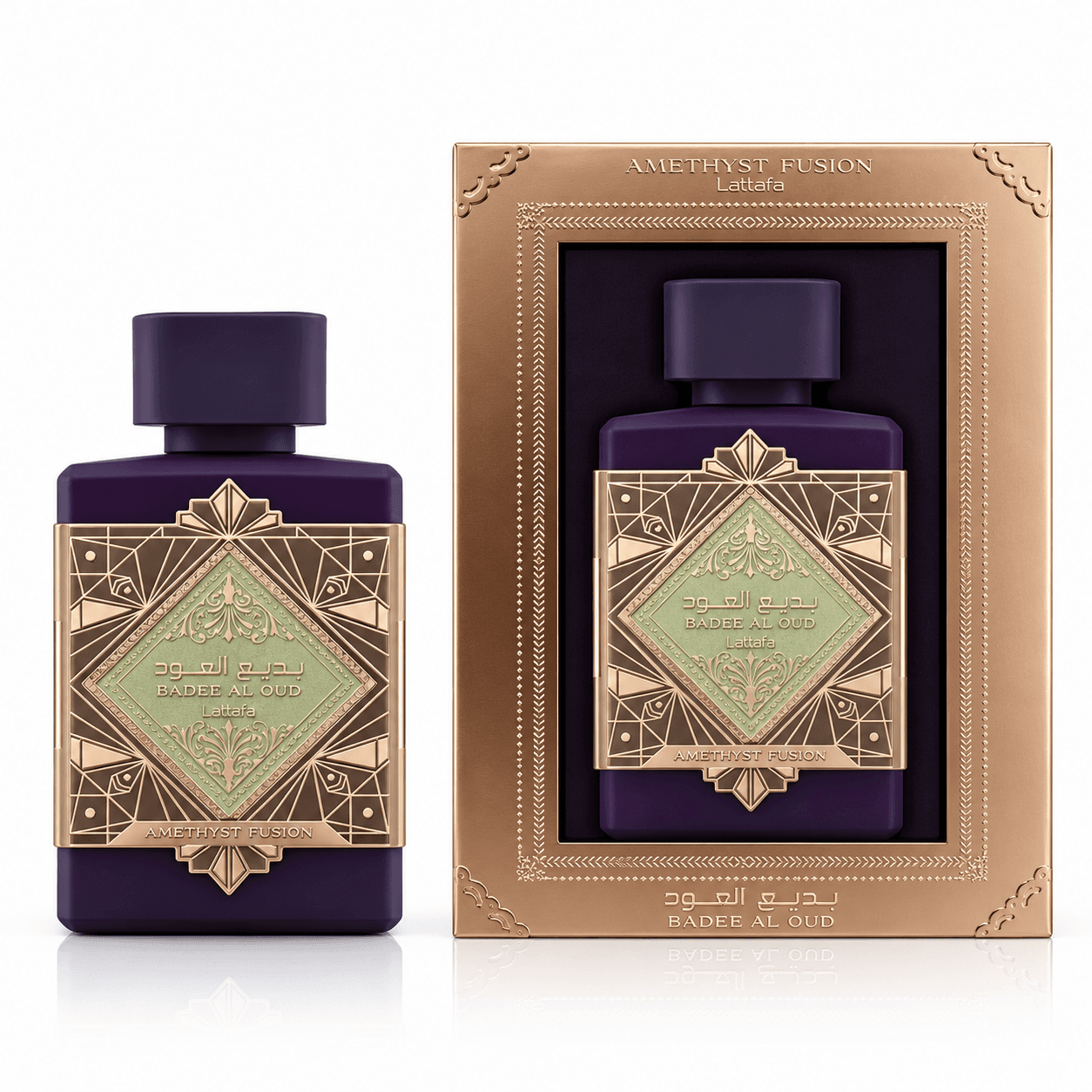 Lattafa Badee Al Oud Amethyst Fusion Eau de Parfum Unisex 100 Ml | Perfume Árabe Original